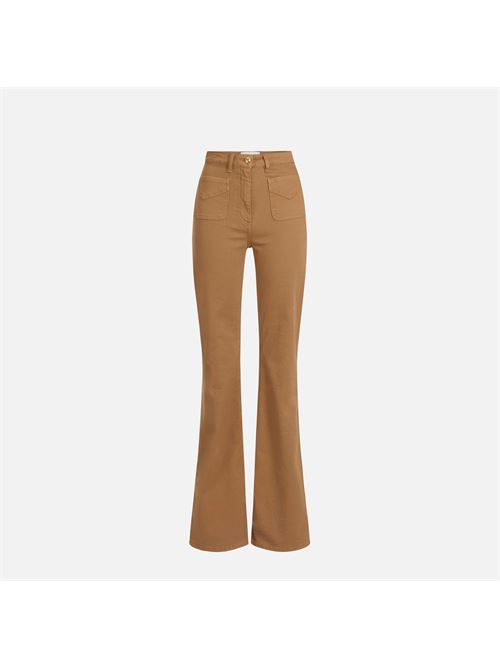 jeans a zampa con taschini Elisabetta Franchi | PJ22N61E2AI6